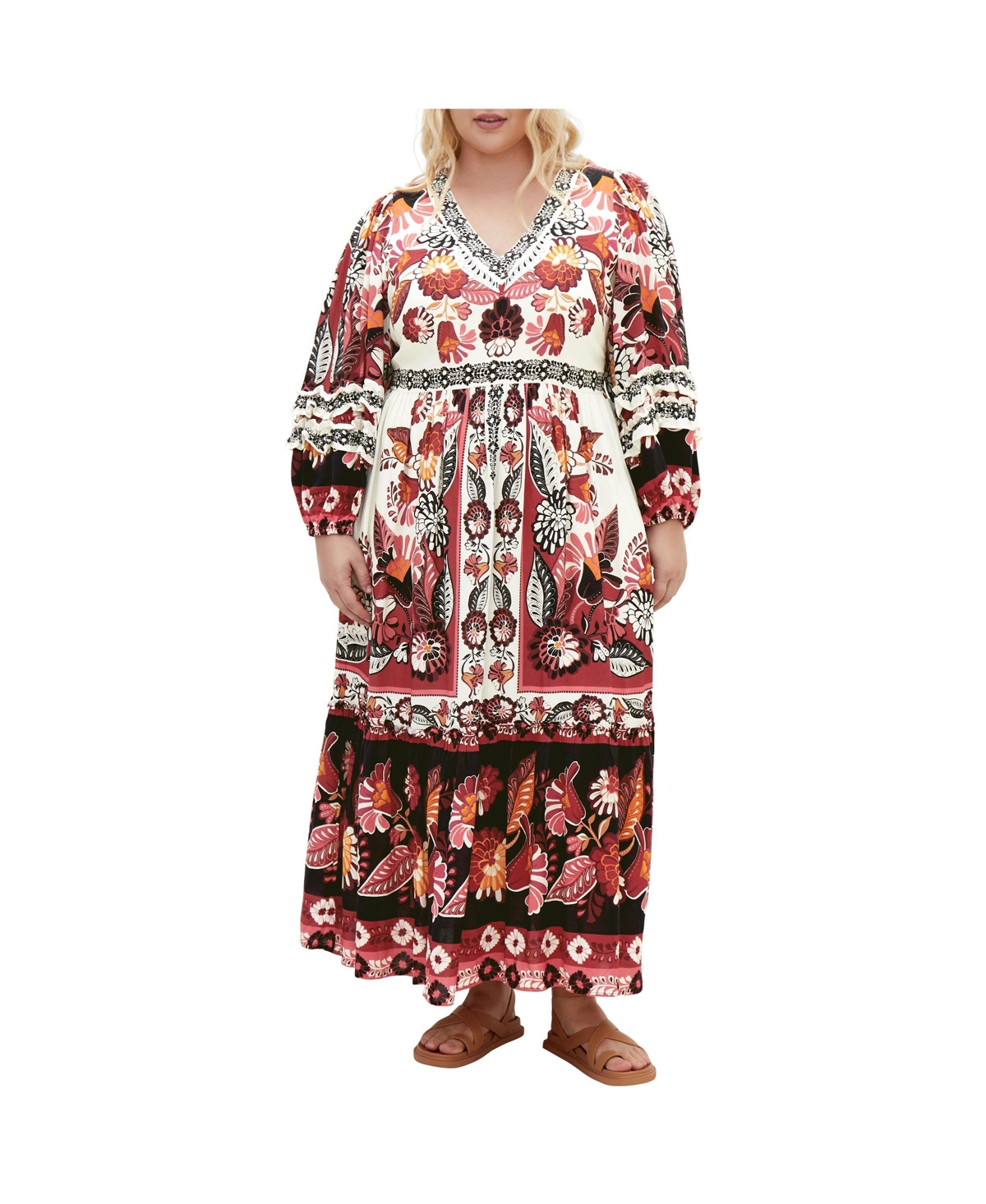 City Chic Women's Malia Maxi Dress