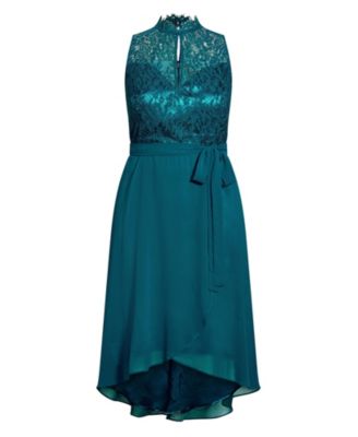 Women's Plus Size Hi Lo Lover Sweetheart Dress