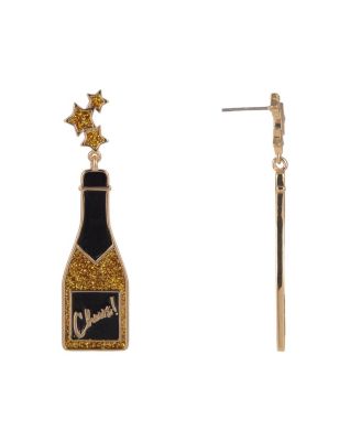 Champagne Bottle Earrings
