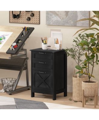 3 Drawer File Cabinet, Filing Cabinet for A4 or Letter Size