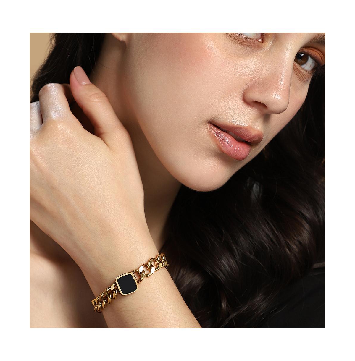 Women's The QuadBlock-Link Chain Bracelet - California Gold