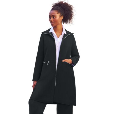 Женские куртки ellos Women's Zip-Front A-Line Coat