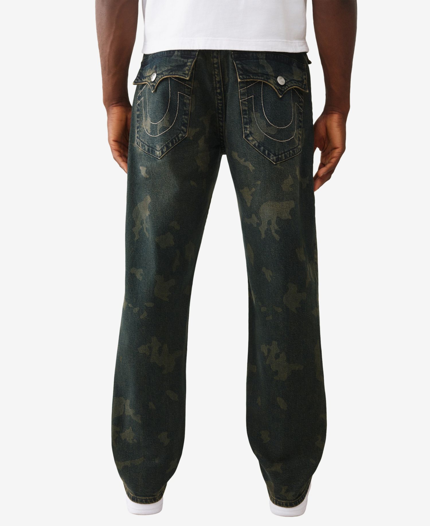 Men's Baggy Zip-Fly Regular-Fit Jeans