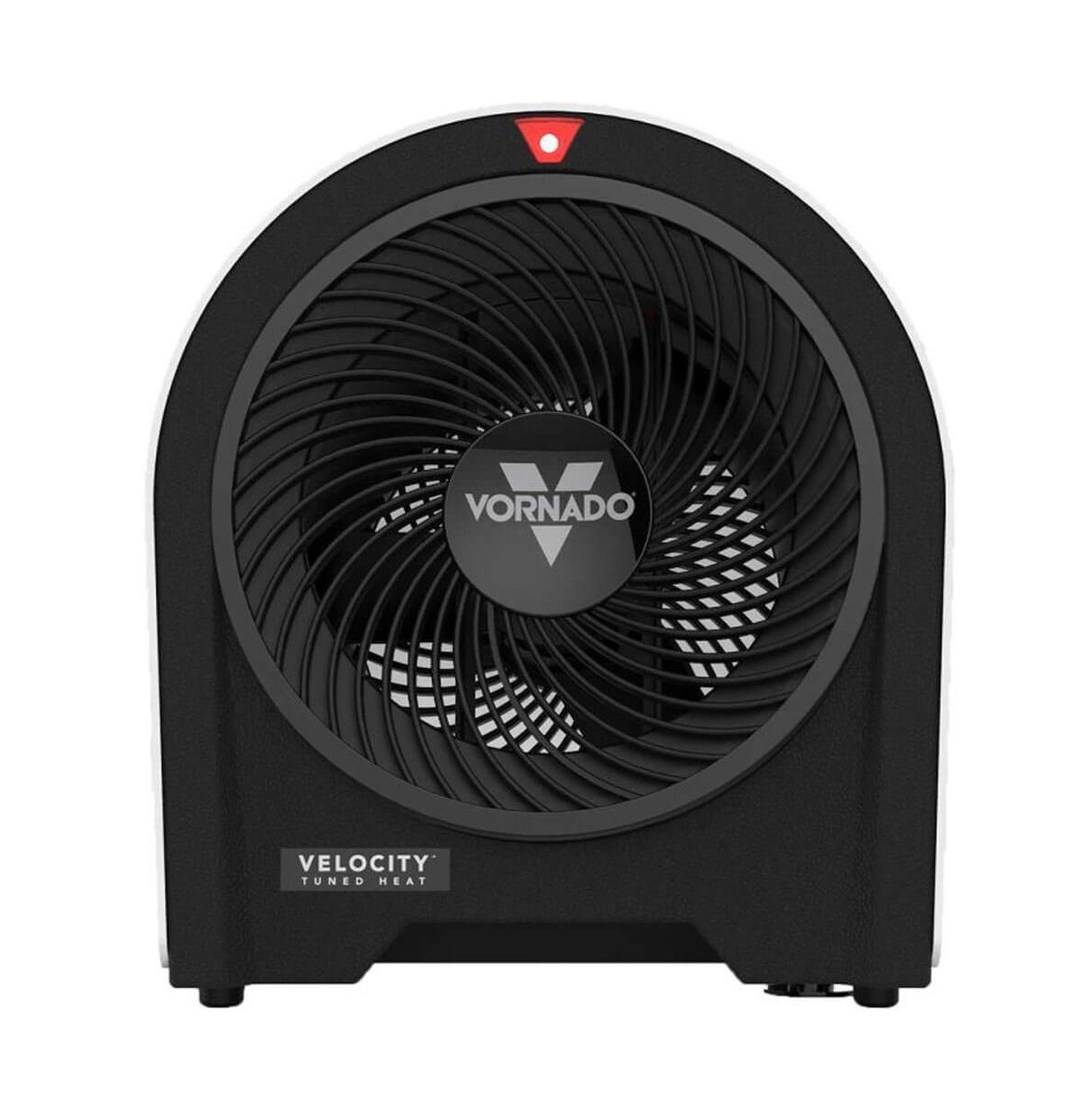 Velocity 5R Plus Whole Room Space Heater with Advanced Safety Features - White and Black