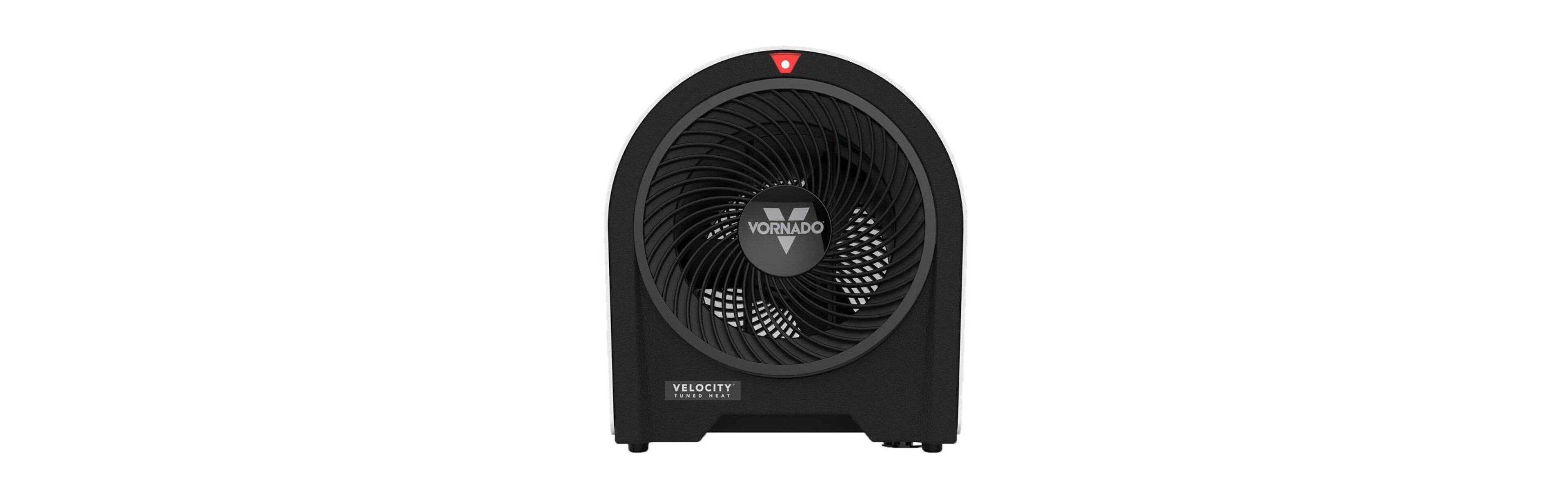 Velocity 5R Plus Whole Room Space Heater with Advanced Safety Features - White and Black