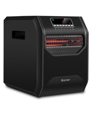 12 H Timer LED Remote Control Portable Electric Space Heater