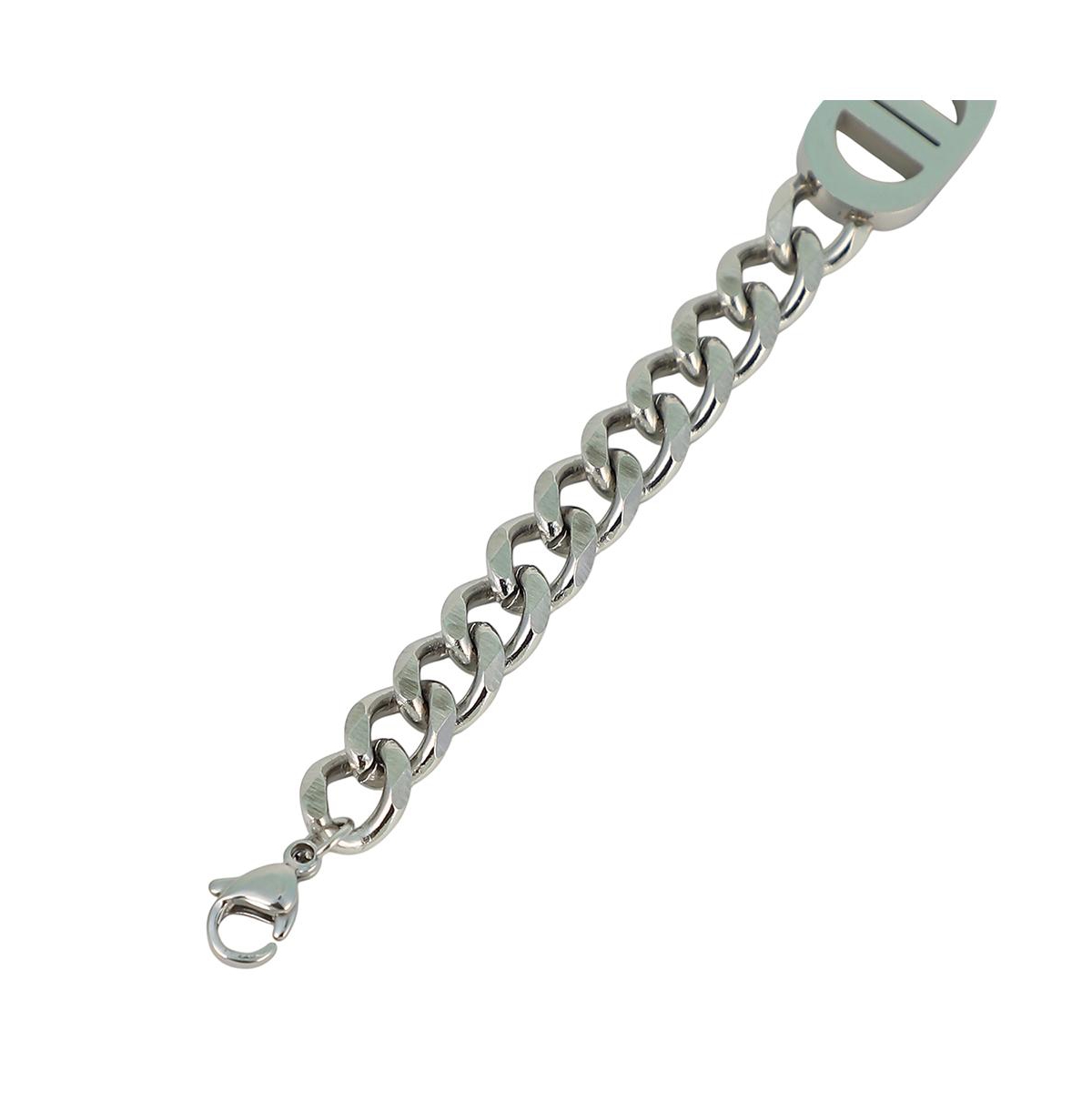 Women's The Curved-Link Chain Bracelet - Metallic Silver