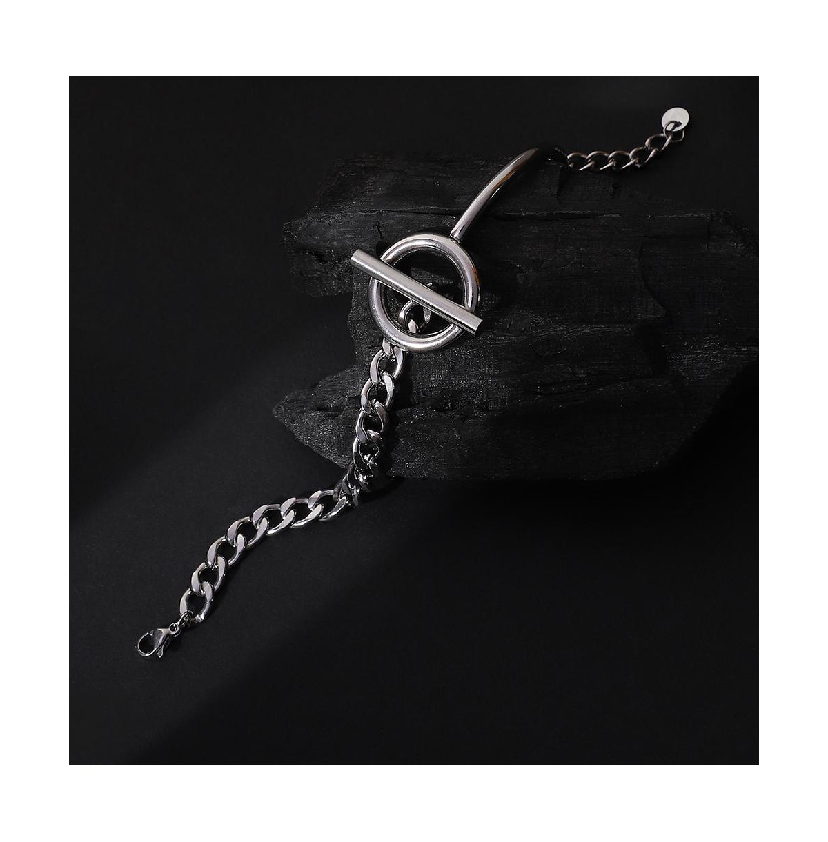 Women's The Interlock-Bar Chain Bracelet - Metallic Silver