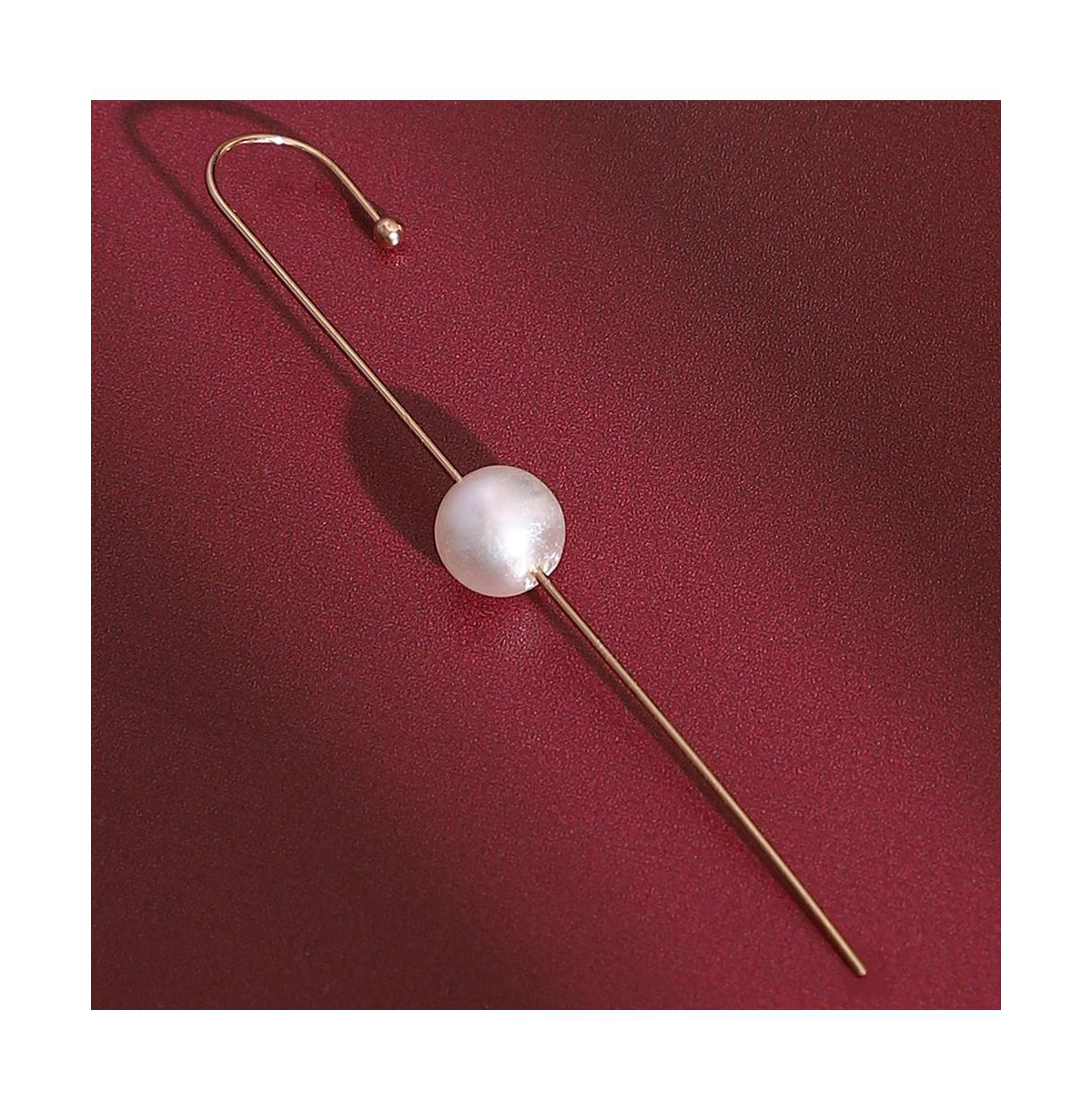 Women's The Snowball-Pin Cuff Earring - California Gold