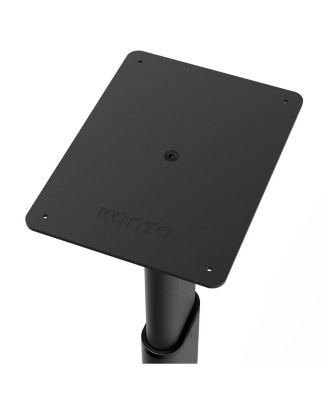 SPH Universal Height Adjustable Bookshelf Speaker Stands - Pair (Black)