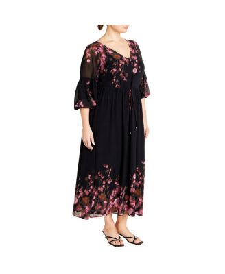 Plus Size Romance Border Dress