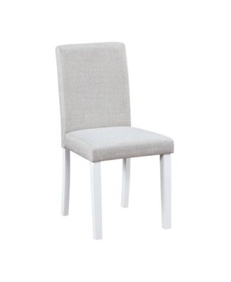 5-Piece Square Dining Table Set with 4 Upholstered Chairs, Crystal Trim Wood Table for Kitchen or Small Dining Room-Maison Boucle