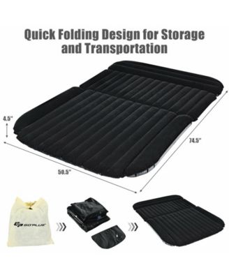 Inflatable SUV Air Backseat Mattress Travel Pad with Pump Outdoor