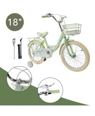 18-Inch Unicorn Kids Bike, Durable & Adjustable to Grow with Your Child