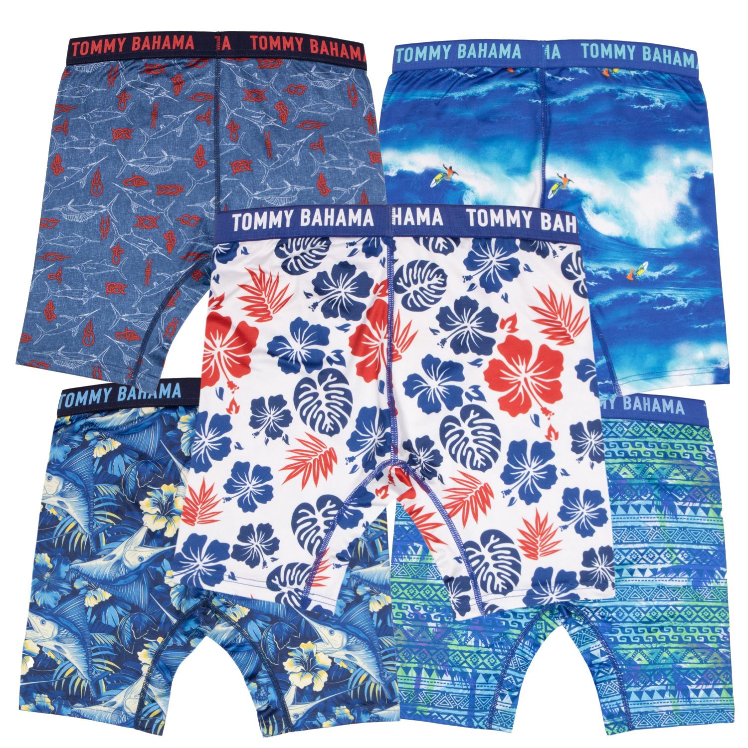 Boys 5-Pack Compression Boxer Brief Shorts