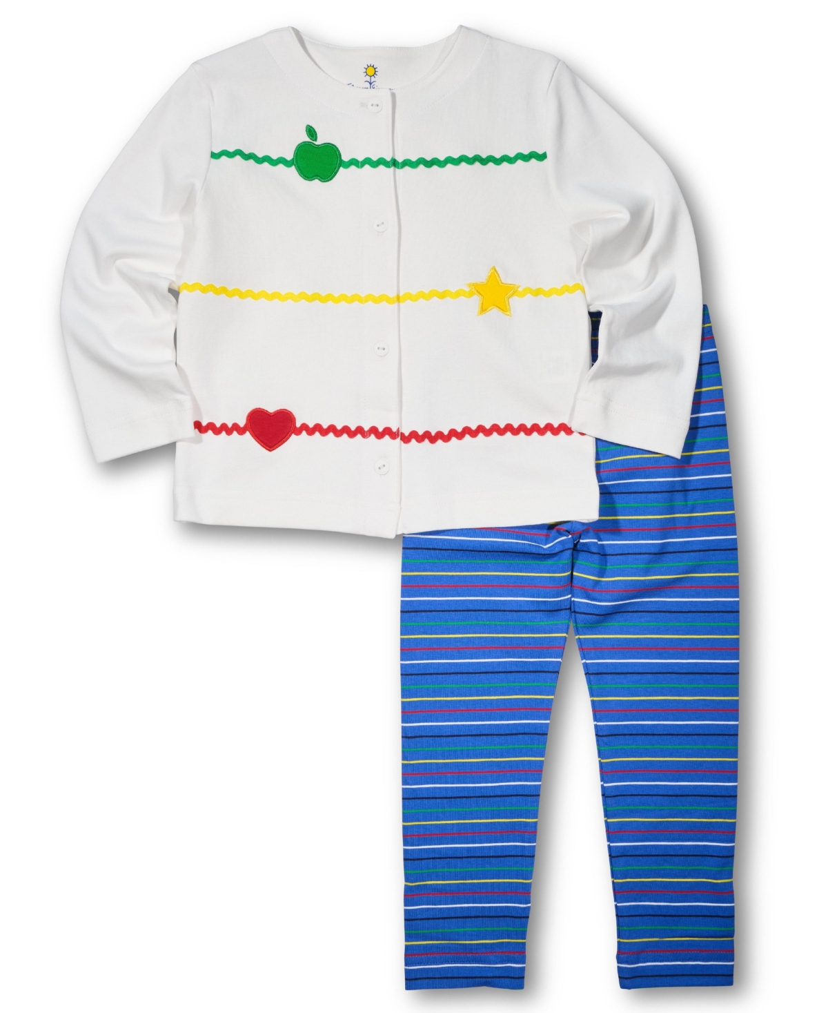 Florence Eiseman Toddler Girls Blue Striped Leggings