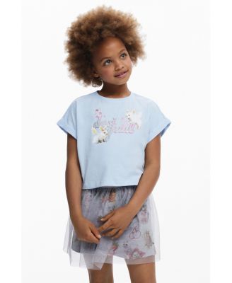Girls Girls's Cropped T-shirt with shiny logo rabbits