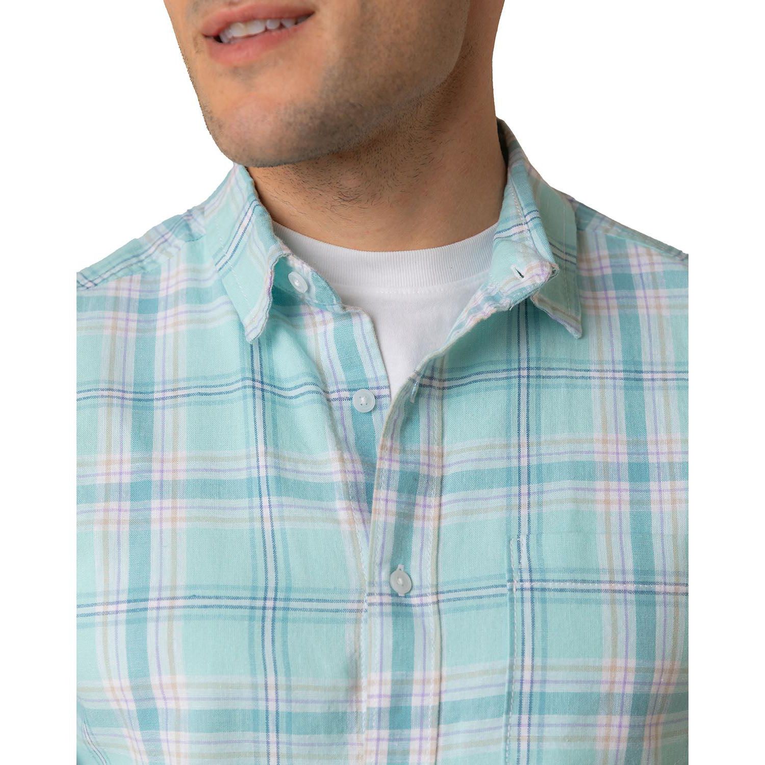 Men's Hope and Henry Linen Long Sleeve Button Down Shirt