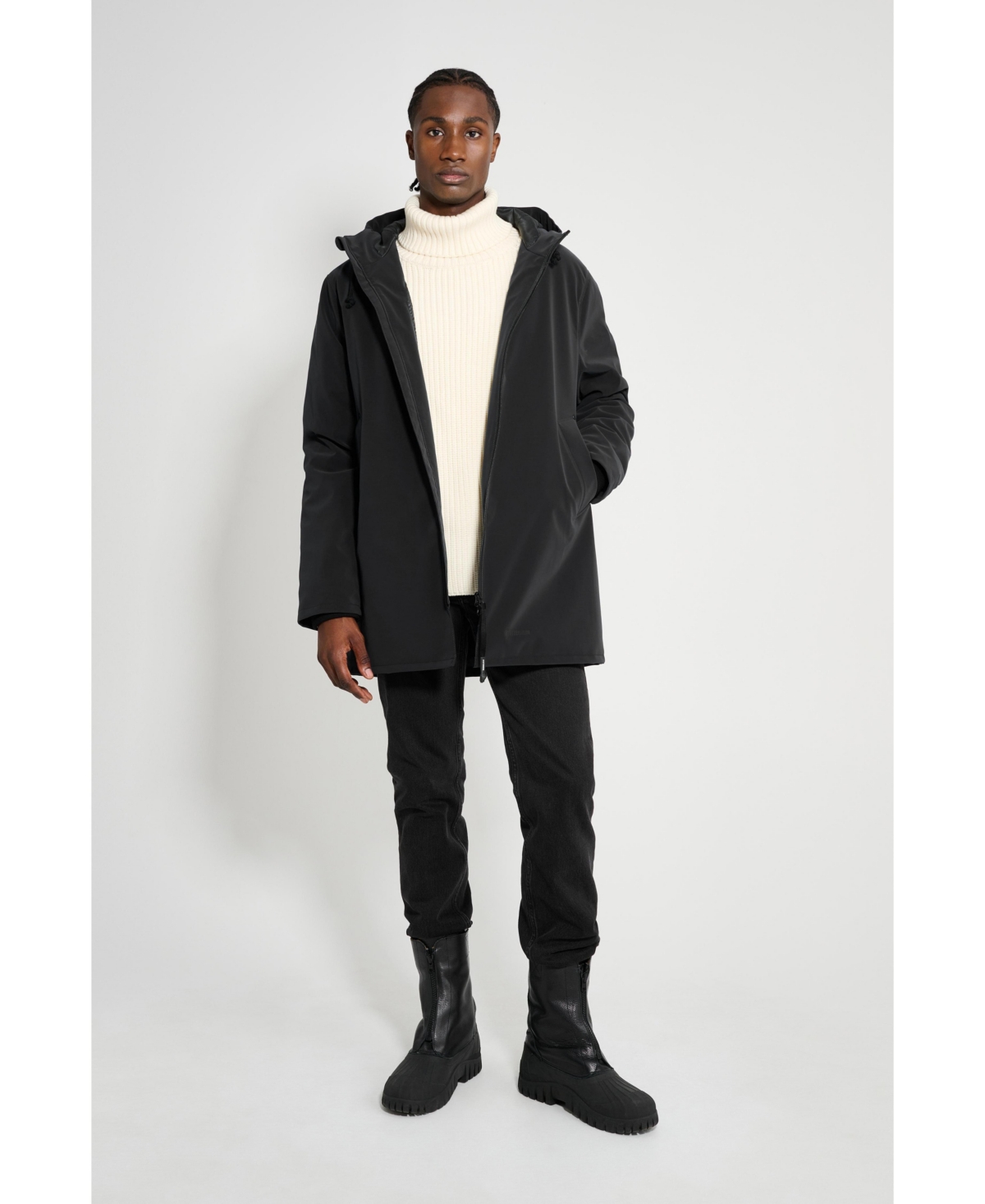 Stutterheim Men's Stockholm Matte Winter Coat