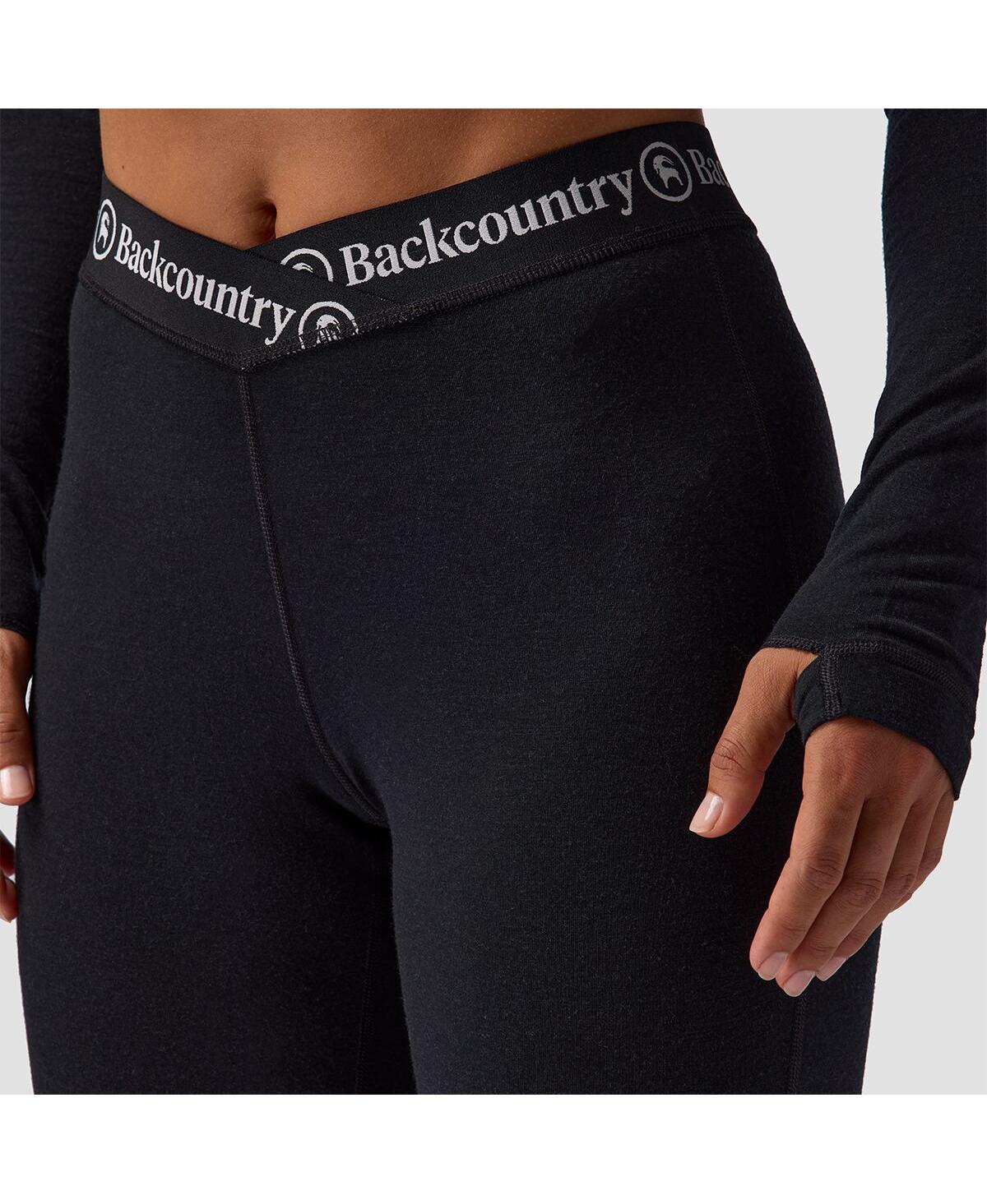 Backcountry Women's Cedars Rws Merino Lt-Wt Baselayer V-Waist Bottom Lightweight Long Underwear Bottoms