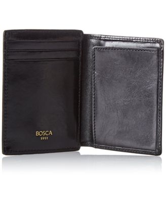 Men's Old Leather Front Pocket ID Wallet