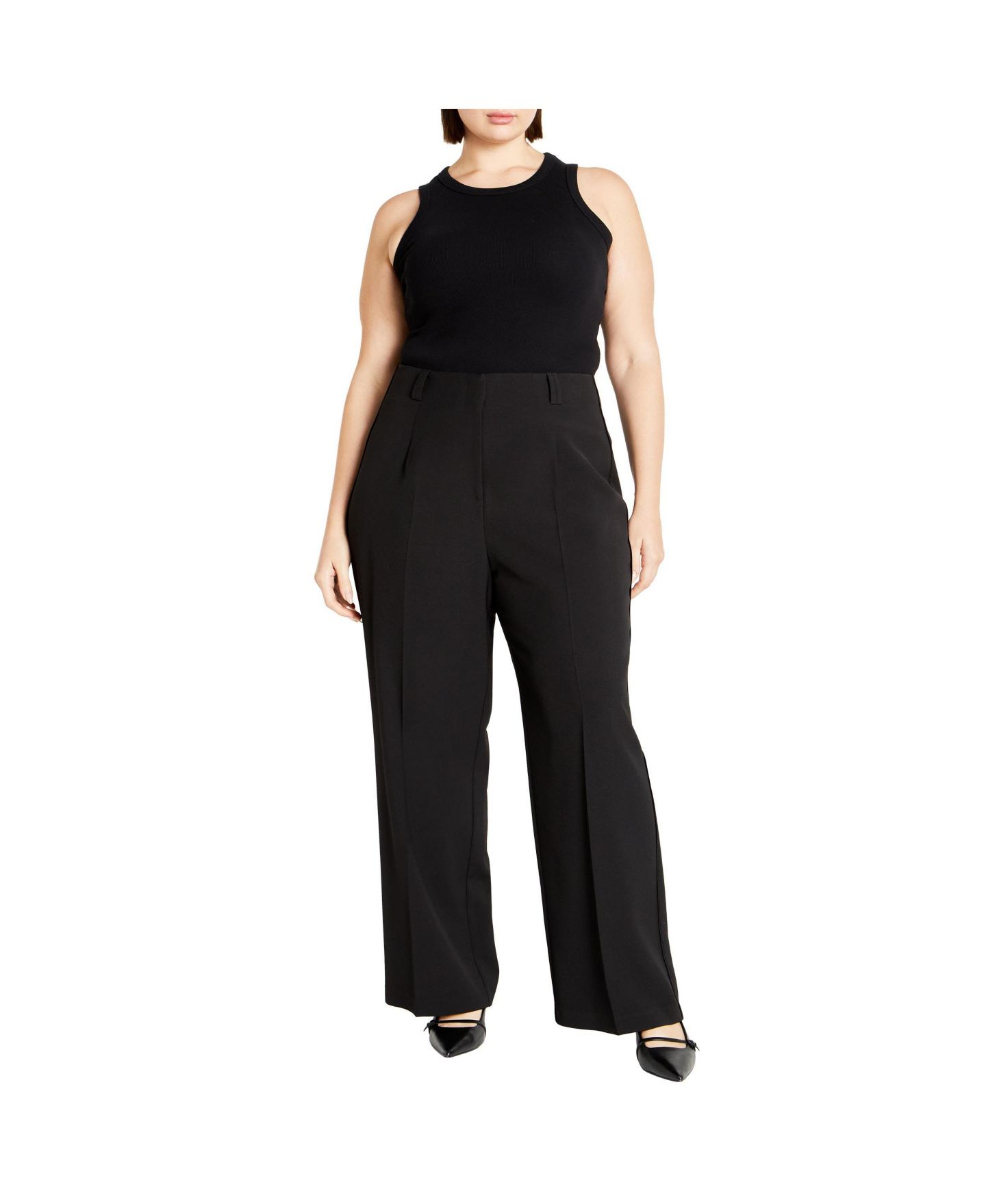 Женские брюки CITY CHIC Plus Size Yasmine, цвет: Чёрный — фото 3