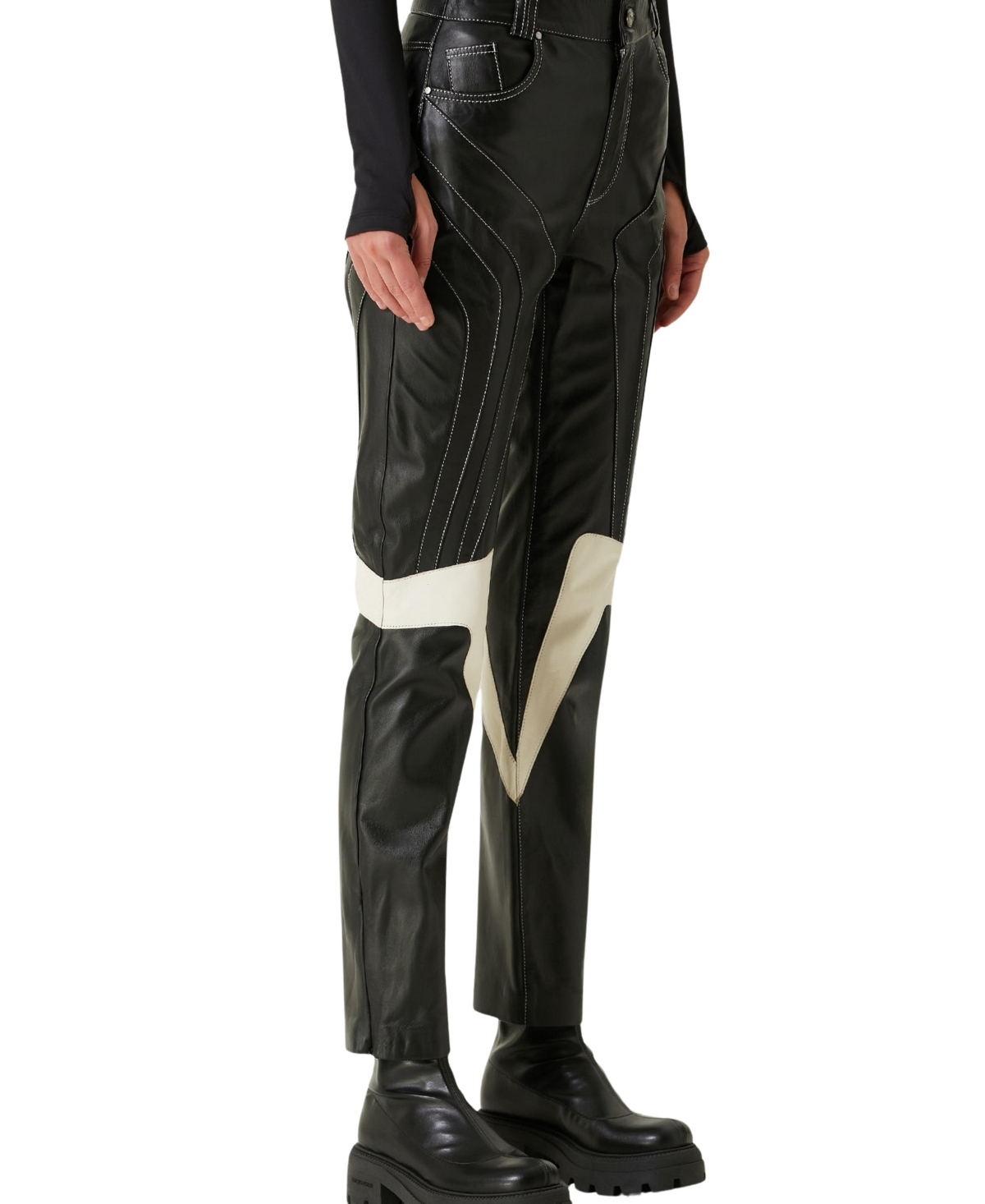 Pcfg Women's Boomerang Leather Pants