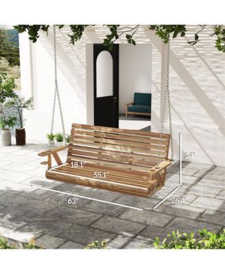 All-Weather Patio Swing for Porch, Garden, or Deck