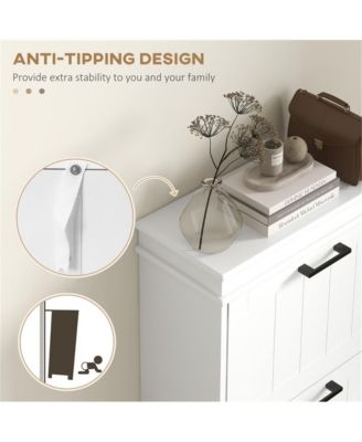 Multi-Room Wooden Shoe Storage Cabinet with Shelves