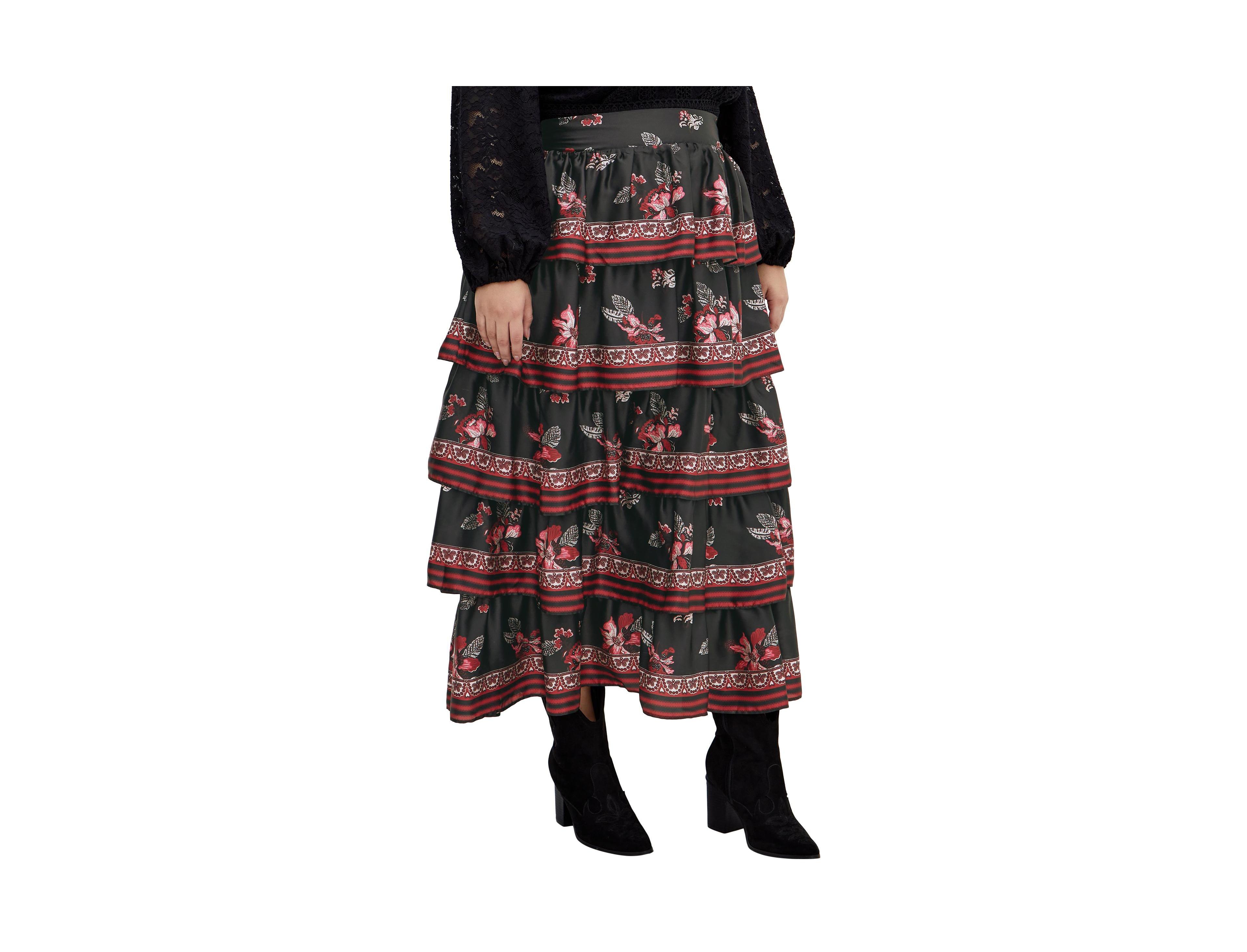 City Chic Plus Drama Queen Skirt