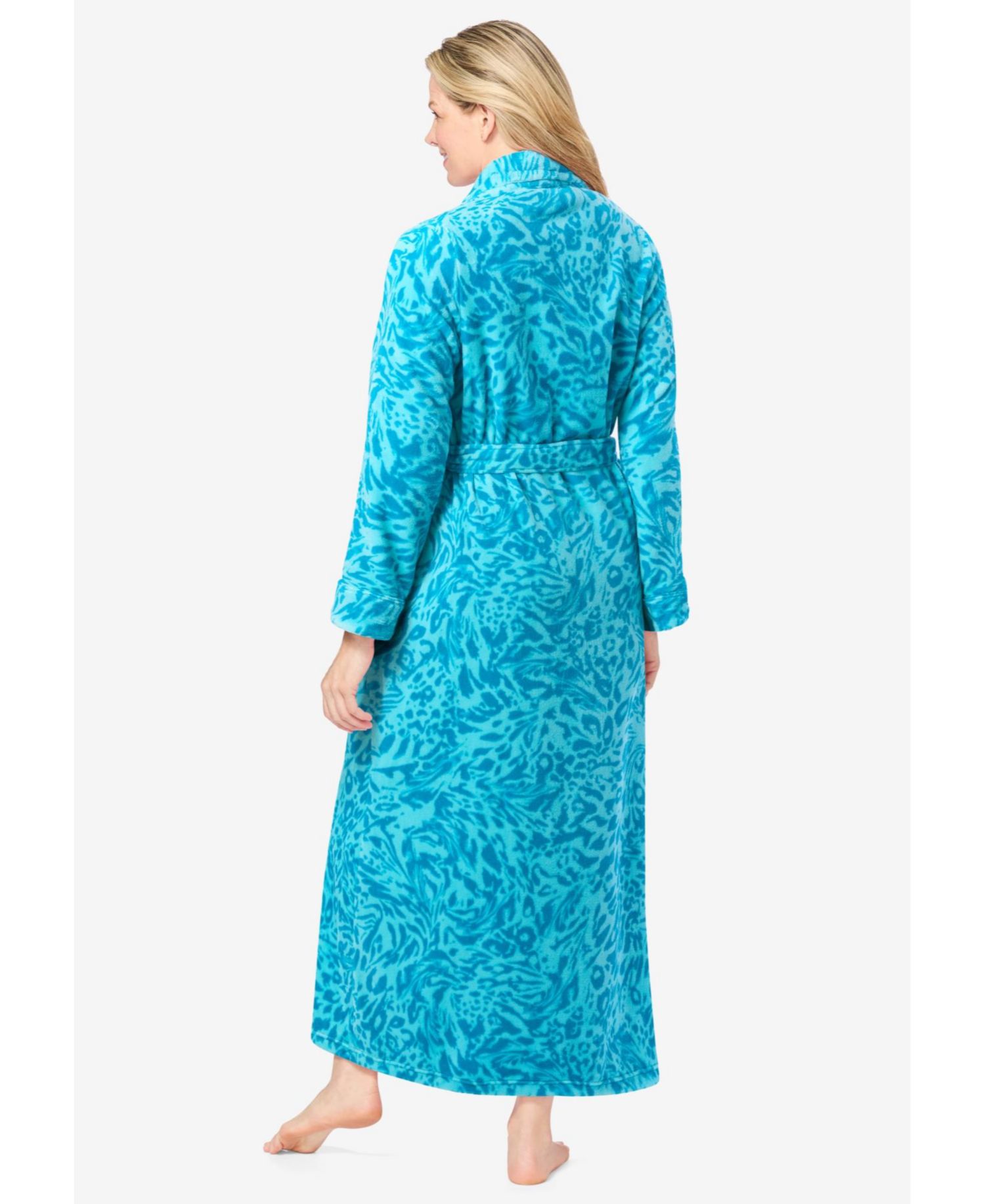 Women's Dreams and Co. Plush Wrap Robe