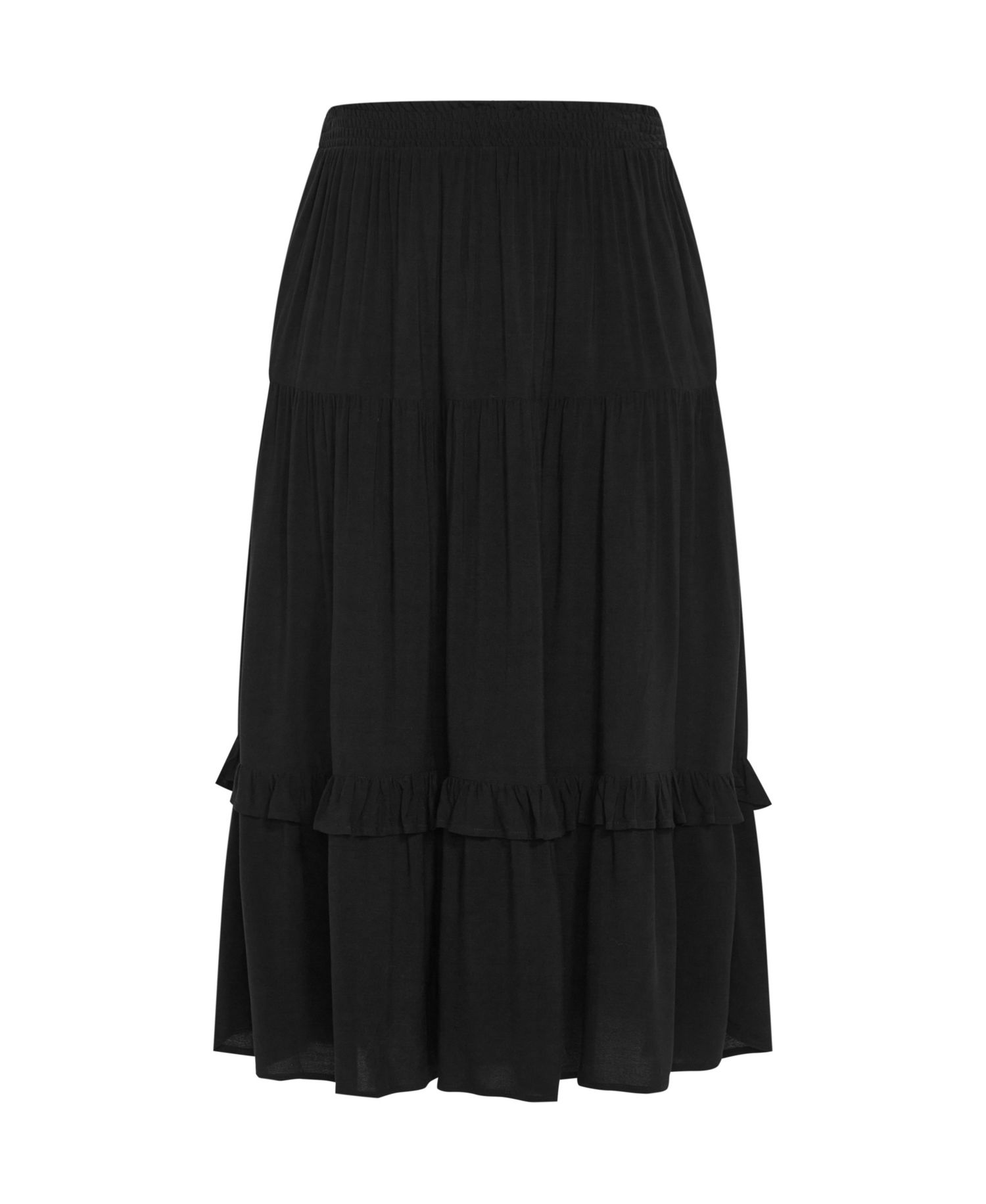 Plus Size Devine Beauty Plain Skirt
