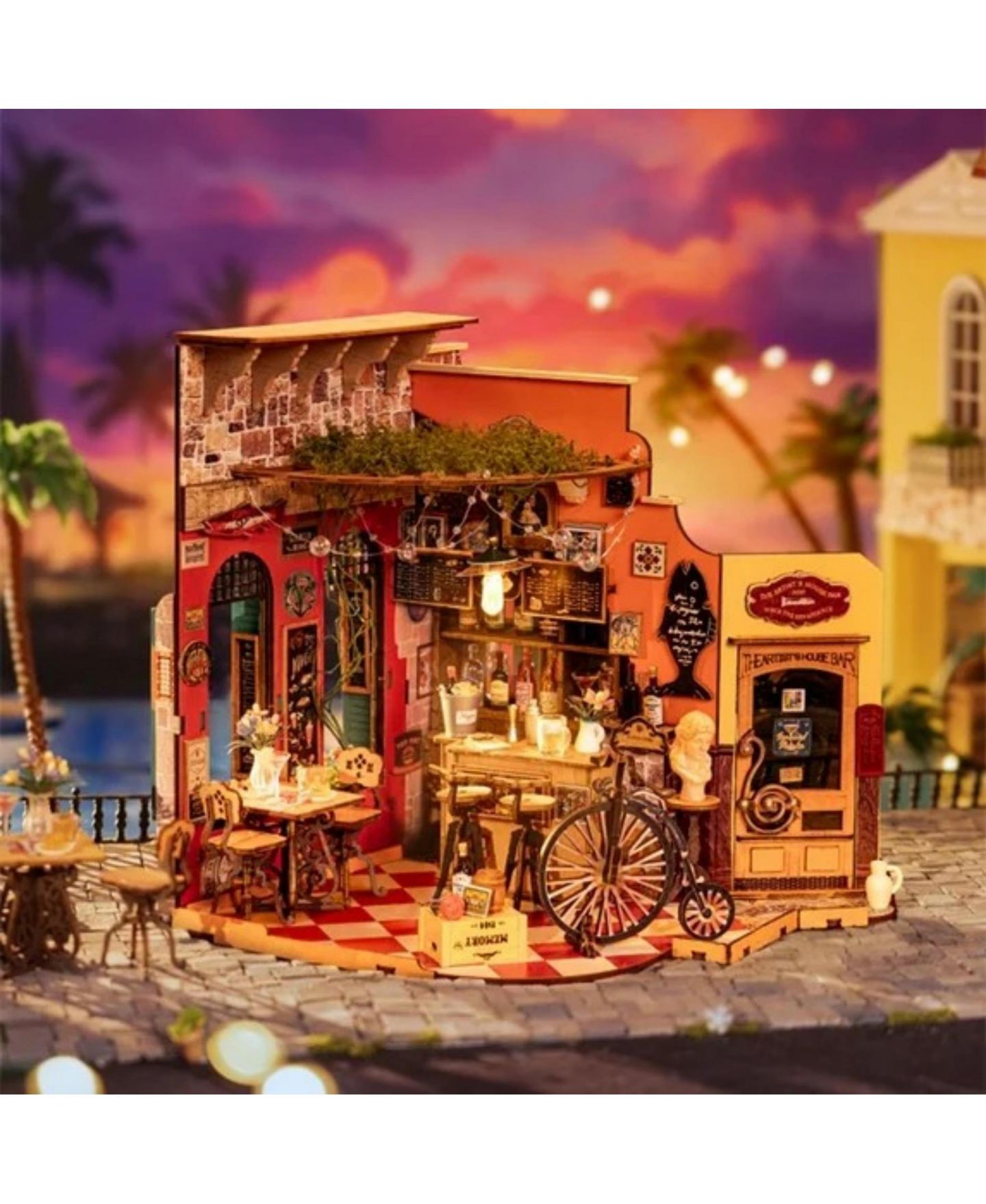 Детский конструктор Robotime Cheers Glue-Free 3D Wooden Puzzle Building Set, 200+ Pieces, Ages 14+ — фото 5