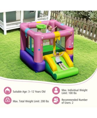 Bouncy Castle with Jumping Area and 520W Blower