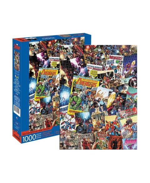 Детский пазл NMR Distribution Marvel Avengers Comic Collage 1000 Piece Puzzle, Ages 14+
