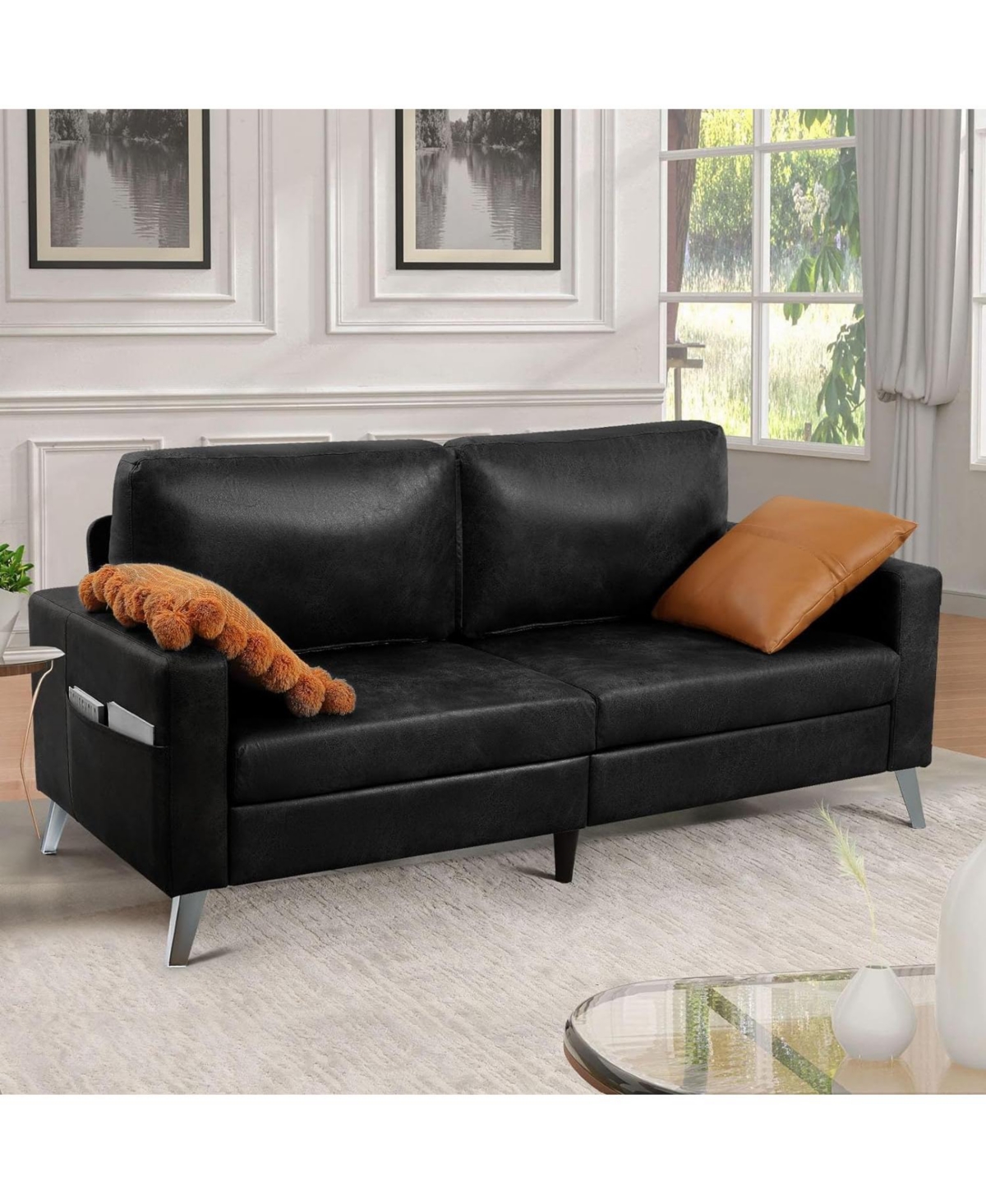Aecojoy 79" Couch for Living Room, 3 Seat Sofa Livingroom