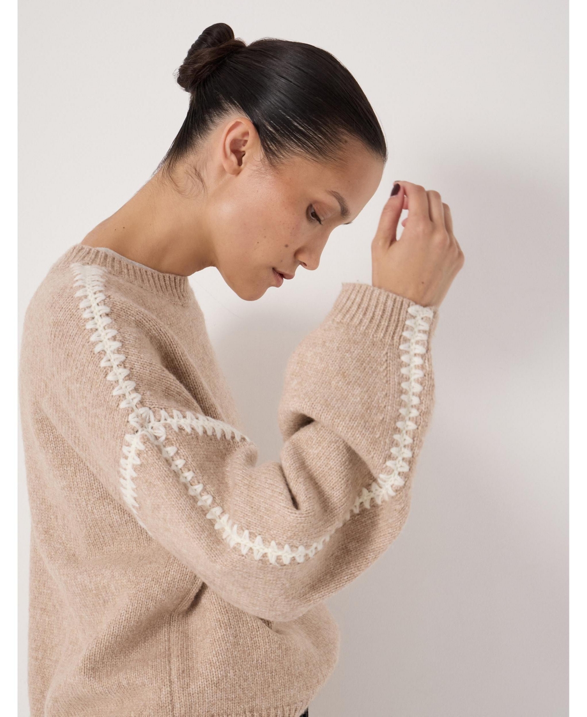 Hush Women's Whitney Whipstitch Knitted Sweater