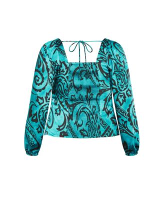 Plus Size Sienna Print Top