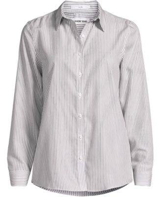 Women's No Iron Button Front Shirt