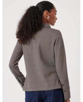 Women's Fitted Check Jersey Shirt