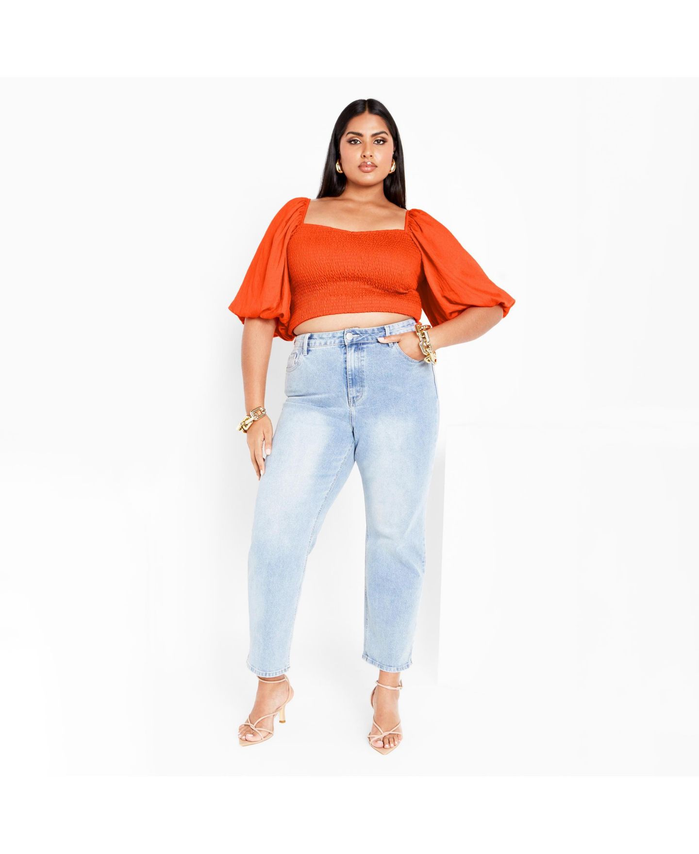 Женский топ CITY CHIC Plus Size Poppie Print, цвет: С принтом — фото 3