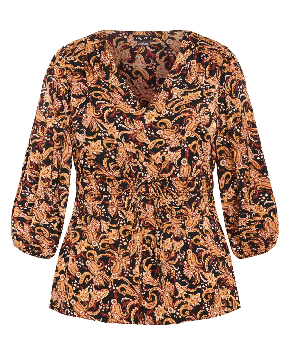 City Chic Women's Aubree Print Top