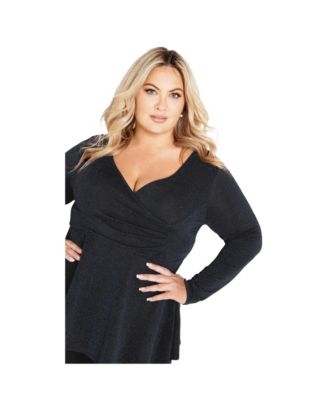 Women's Glam Peplum Top