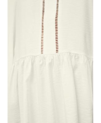 Women's V-Neck Peplum Tunic