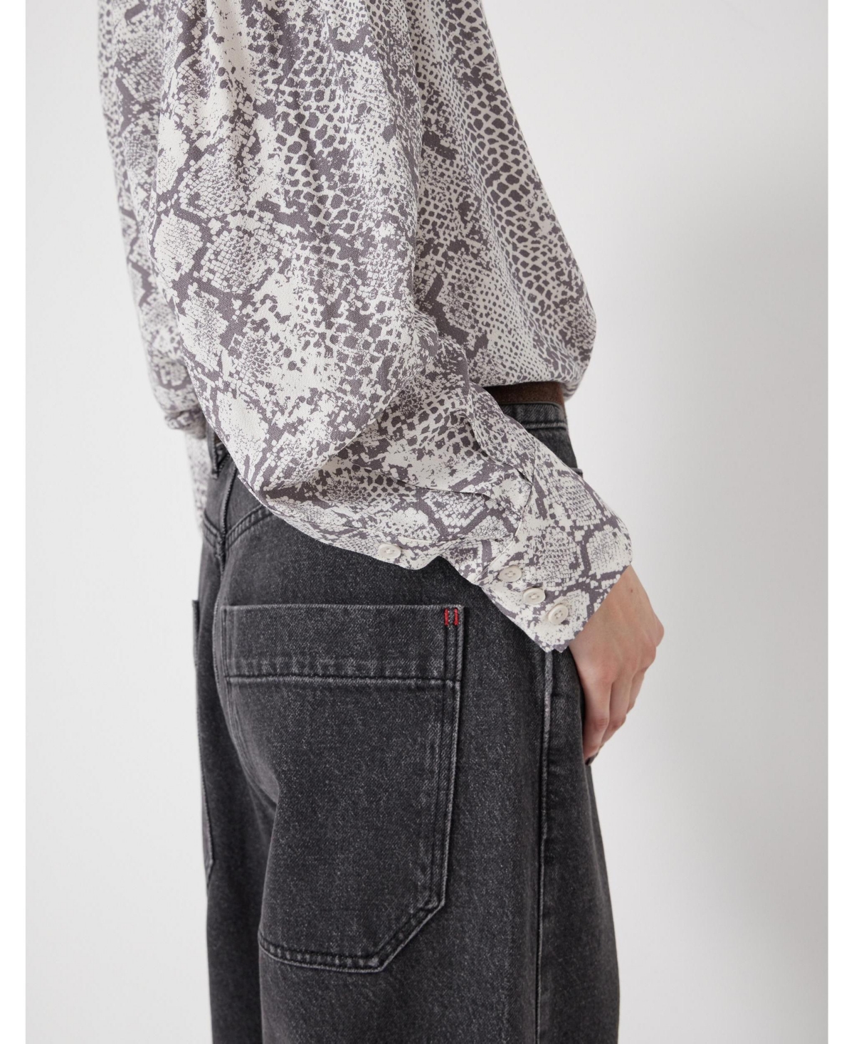 Hush Women's Fernanda Snake Printed Blouse