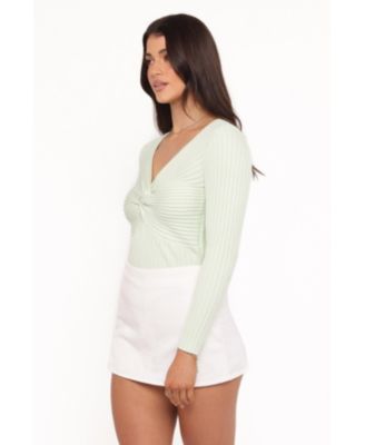Women's Demi Twist Detail Knit Top