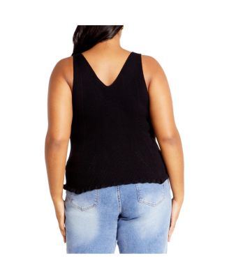 Plus Size Sammie V-neck Top