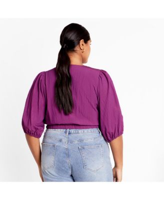 Plus Size Tie Kiki Top