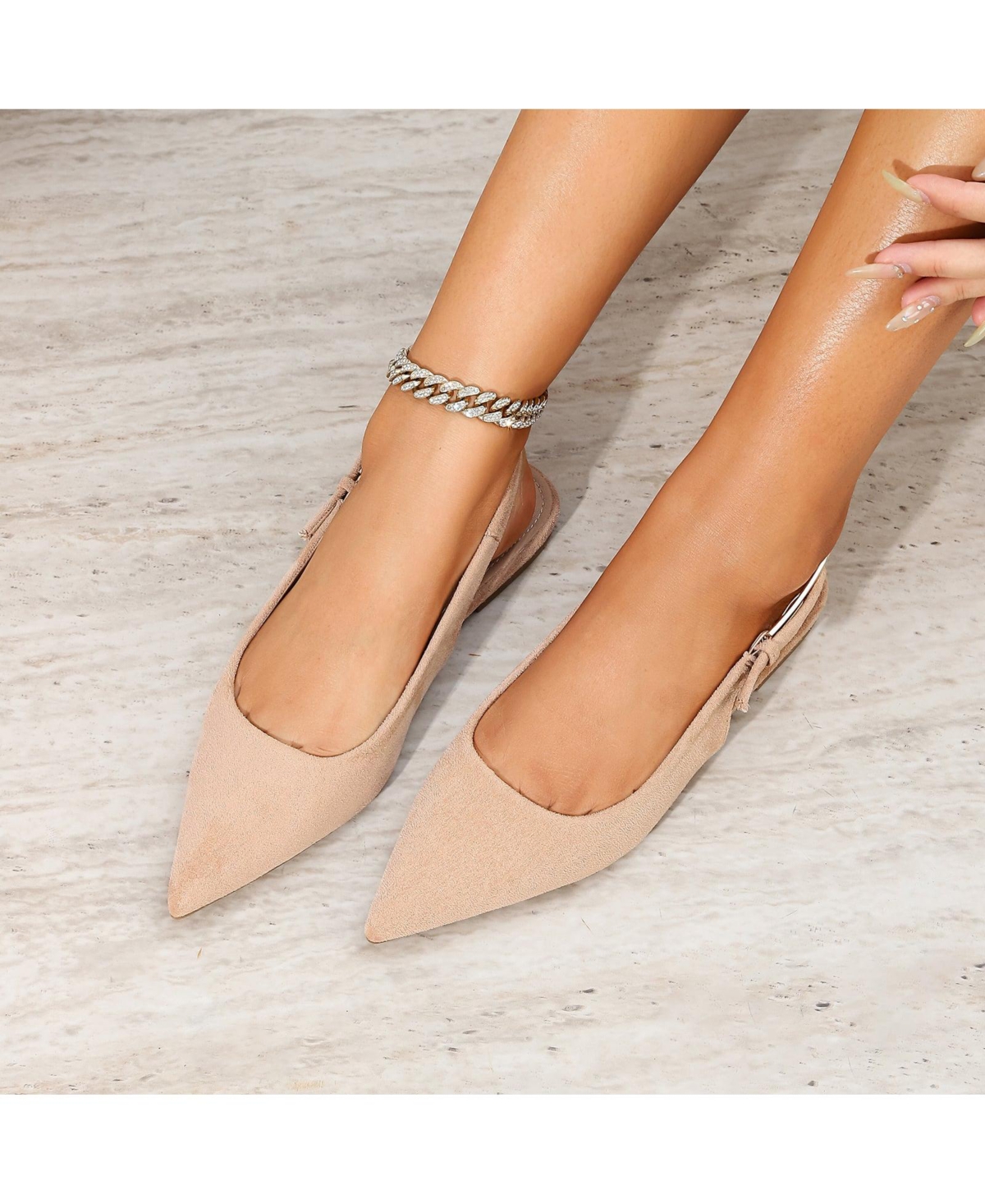 Berness Caitriona Faux Suede Flats