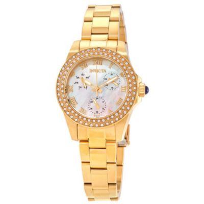 Women's 28481 Angel Quartz Chronograph White Dial Watch